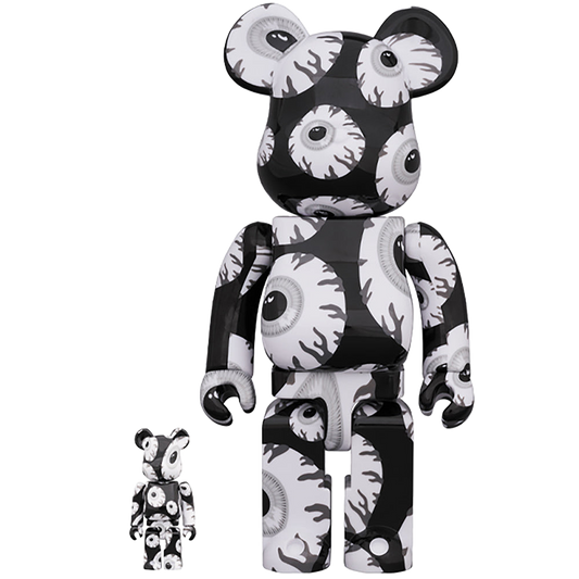 BE@RBRICK Mishka monochromatic 100％ & 400％