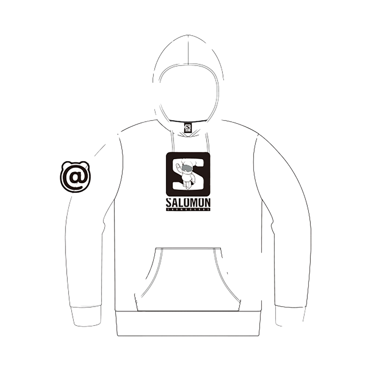 SALOMON BE@RBRICK HOODIE