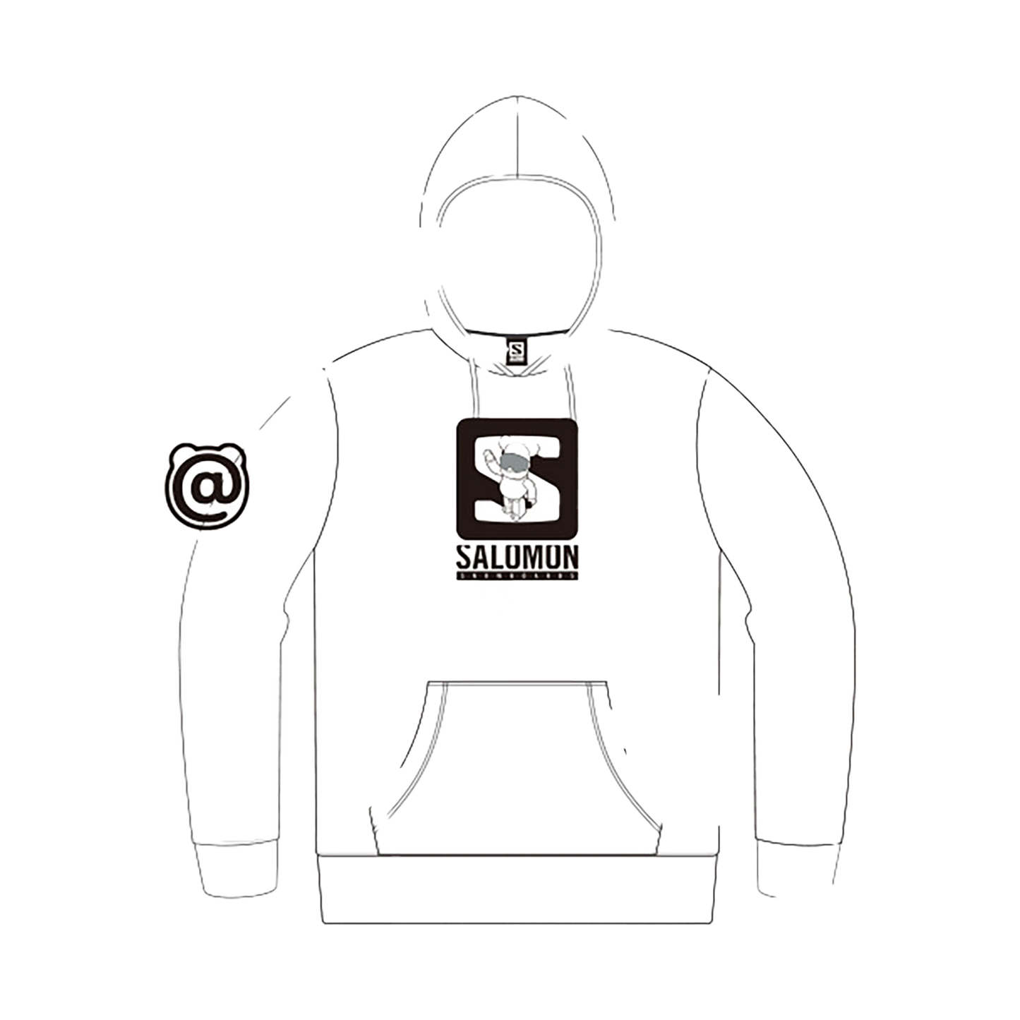 SALOMON BE@RBRICK HOODIE
