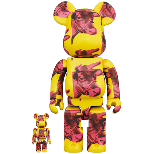 BE@RBRICK ANDY WARHOL "Cow Wallpaper" 100％ & 400％