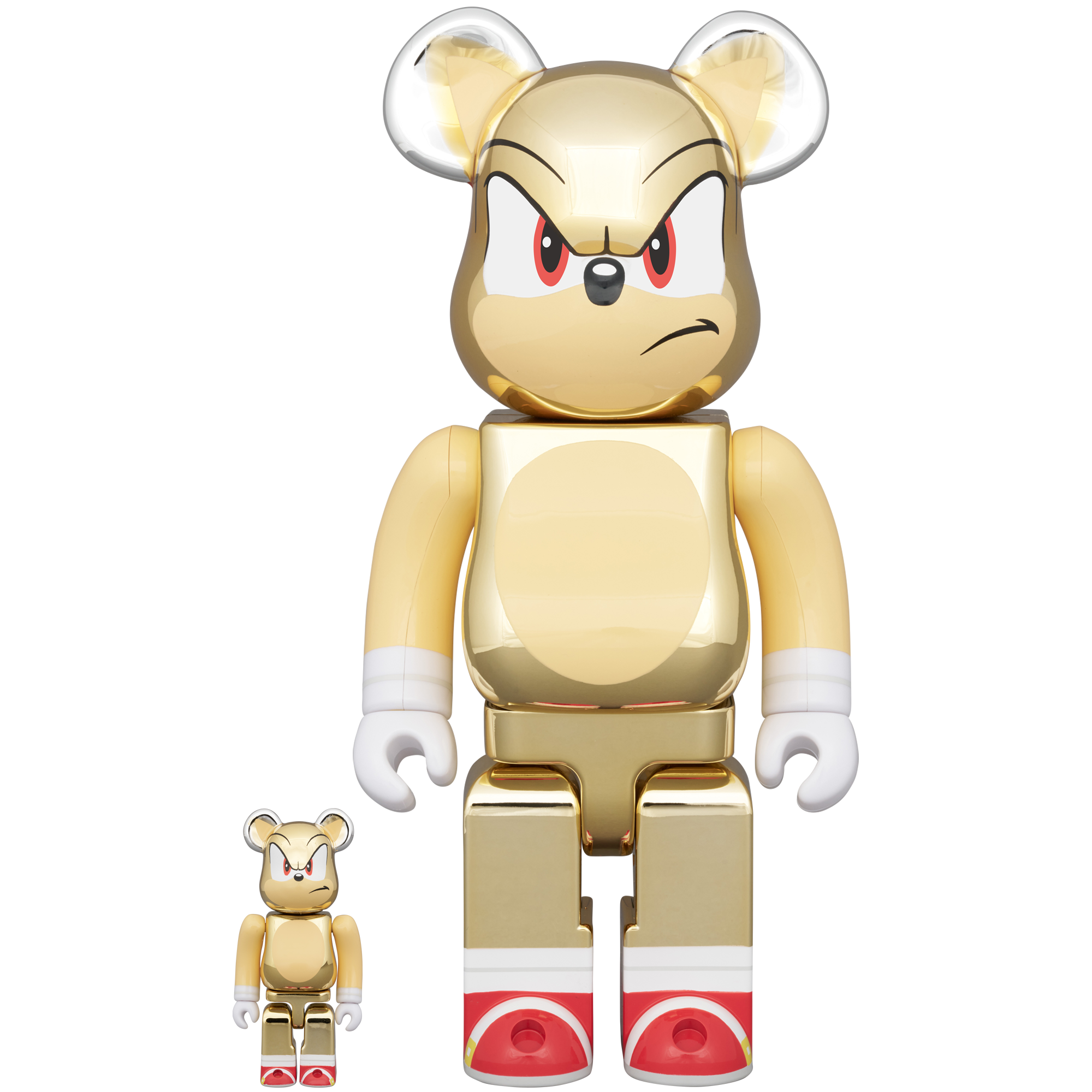 BE@RBRICK SUPER SONIC CHROME Ver. 100％ & 400％《2026年10月発売予定》_0