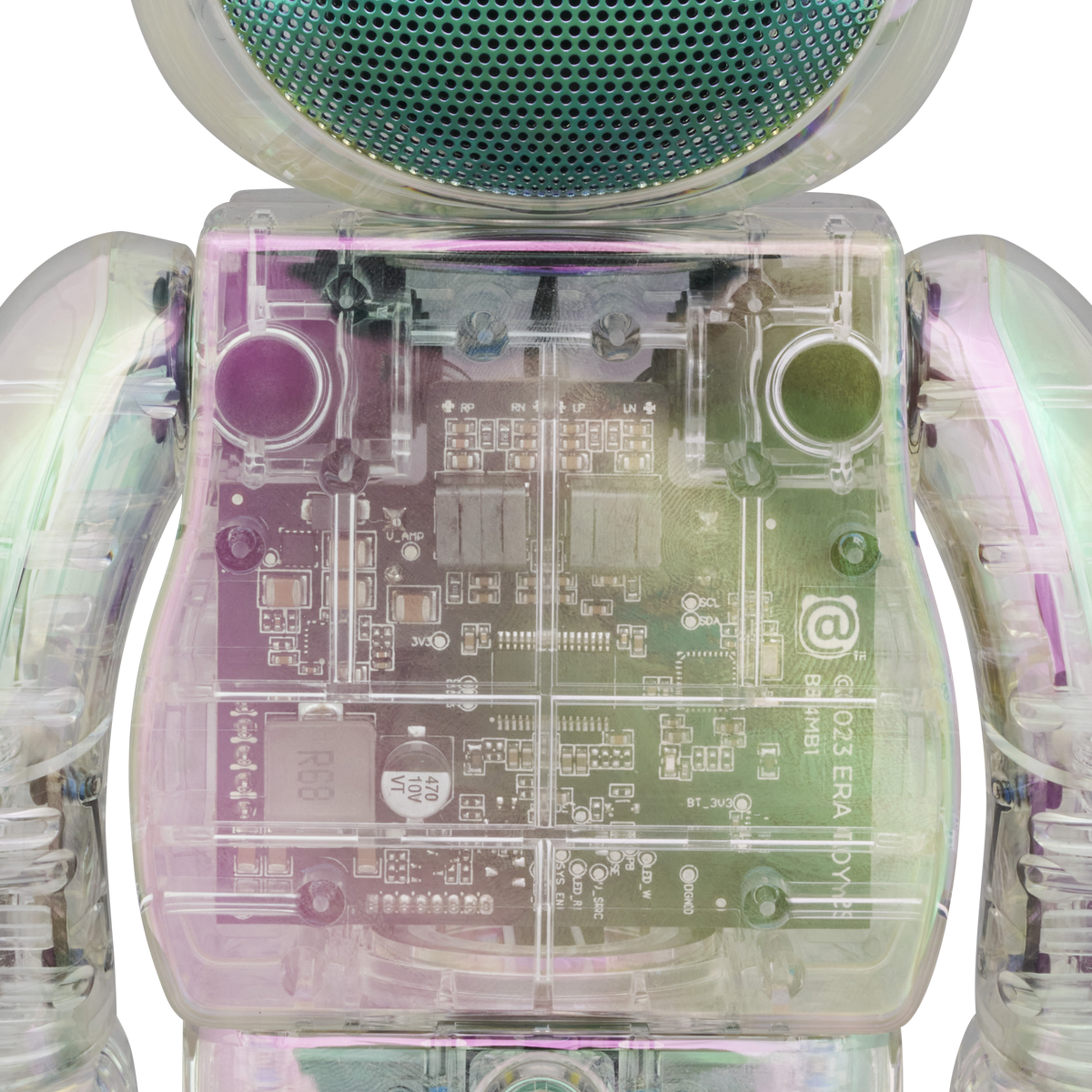 BE@RBRICK AUDIO IRIDESCENT 400％ Portable Bluetooth(R) Speaker CRYSTAL HALO／PEARL MIRAGE／BLACK AURORA
