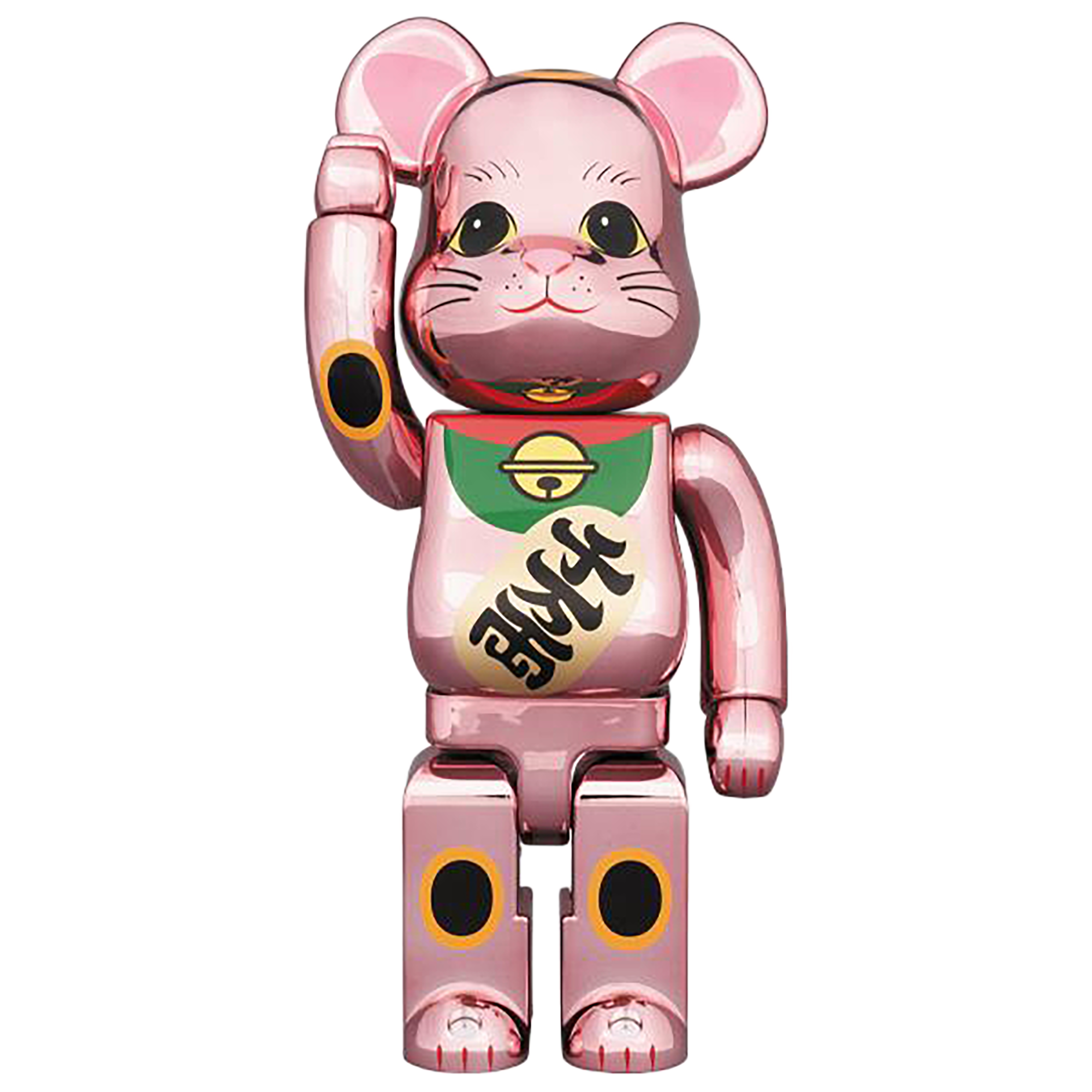 BE@RBRICK MANEKINEKO Peach Gold Plated 400％