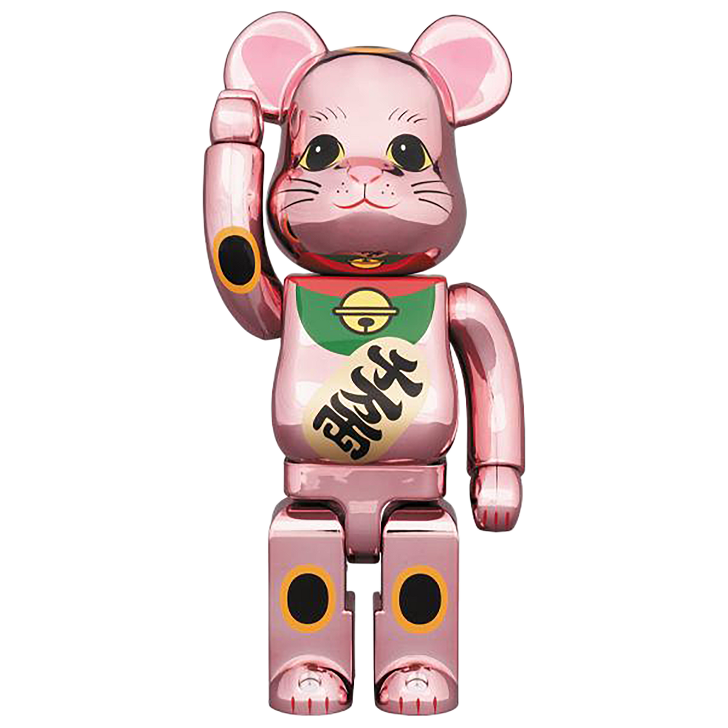BE@RBRICK MANEKINEKO Peach Gold Plated 400％