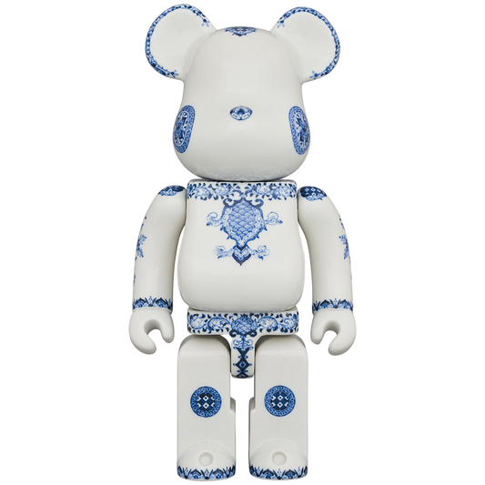 九谷 BE@RBRICK 400% Takumi [Seika 印花棉布图案]