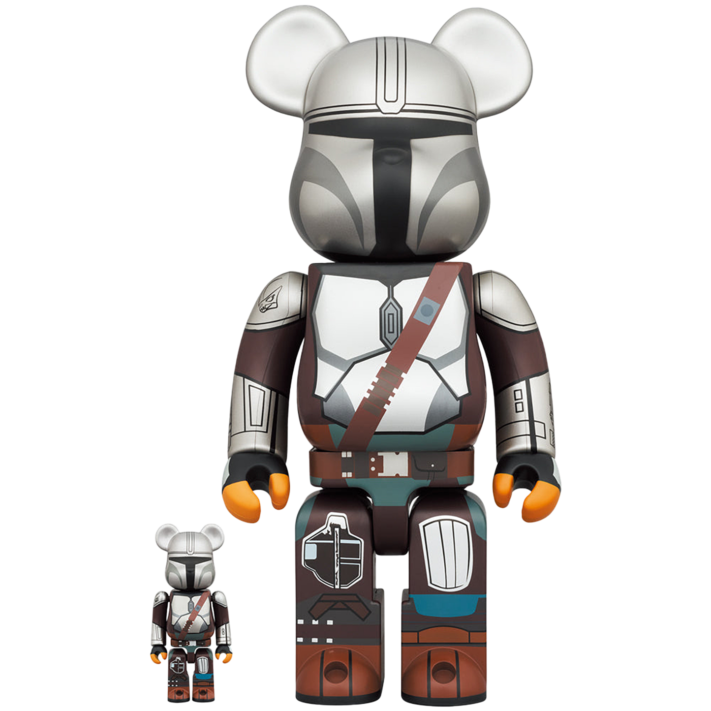 BE@RBRICK MANDALORIAN BESKAR ARMOR 100％ & 400％