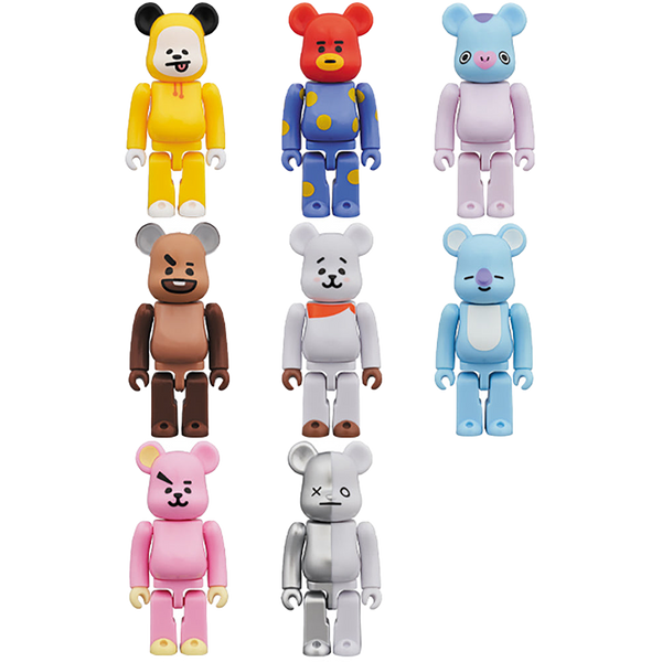 BT21 BE@RBRICK（クローズタイプ） | MEDICOM TOY OFFICIAL STORE