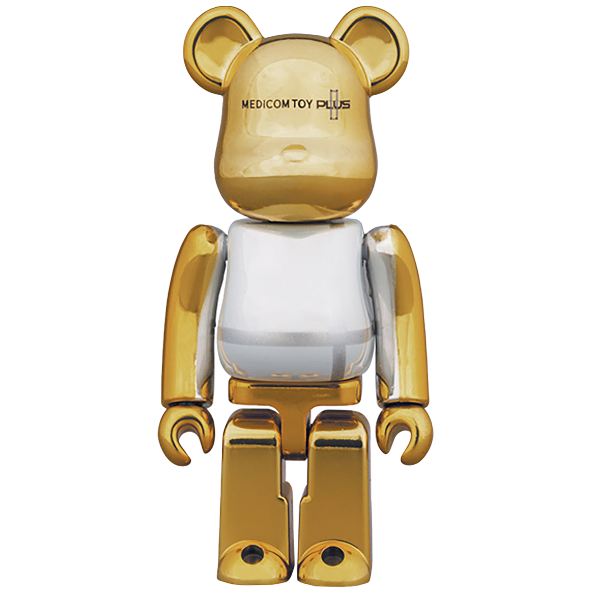 BE@RBRICK MEDICOM TOY PLUS GOLD CHROME Ver. 100％ & 400％
