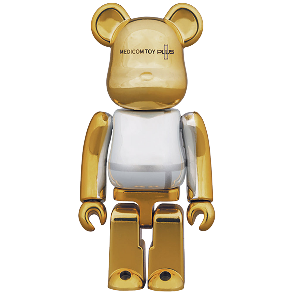 BE@RBRICK MEDICOM TOY PLUS GOLD CHROME Ver. 100％ & 400％