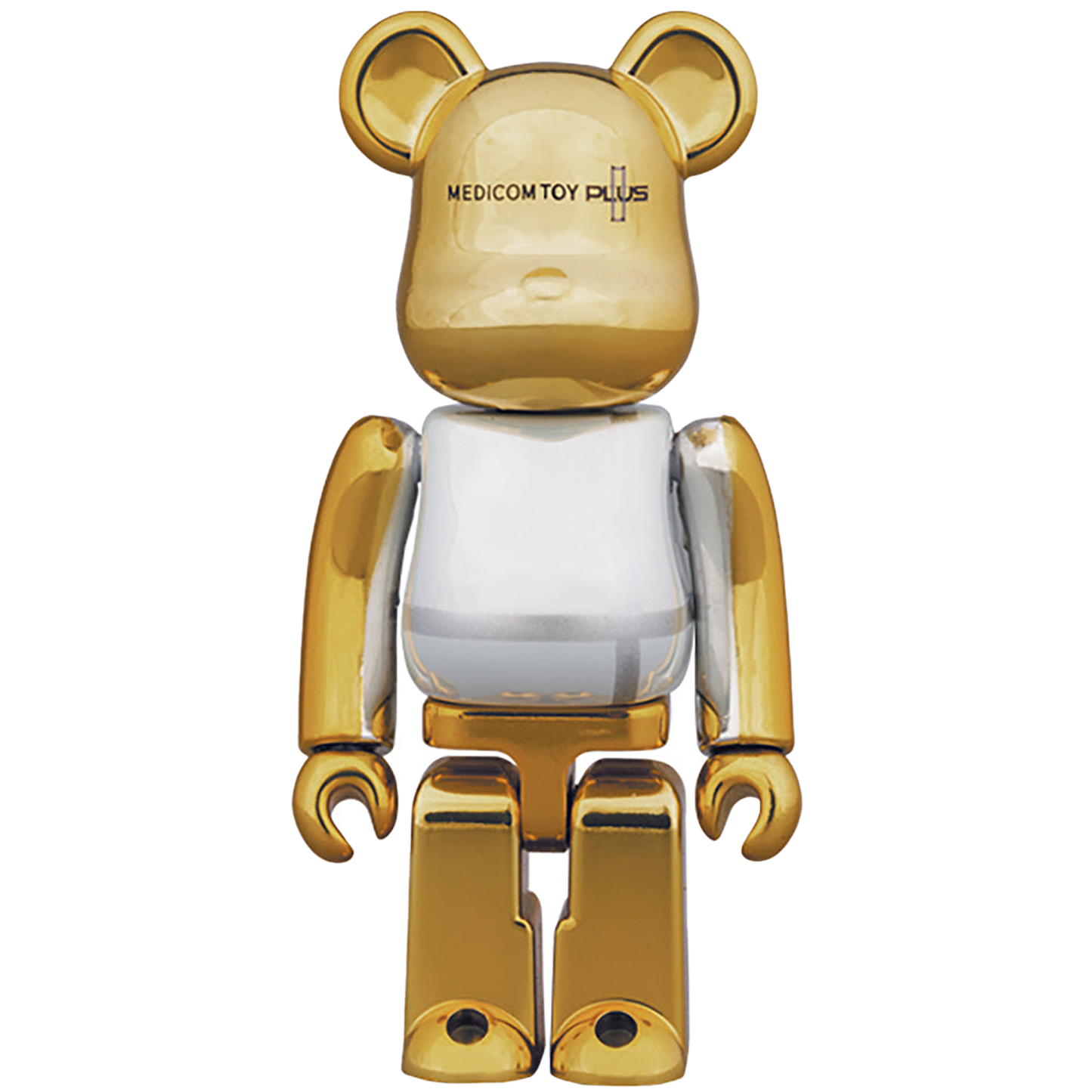 BE@RBRICK MEDICOM TOY PLUS GOLD CHROME Ver. 100％ & 400％