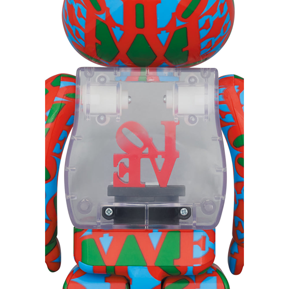 BE@RBRICK Robert Indiana "LOVE" 400％_1