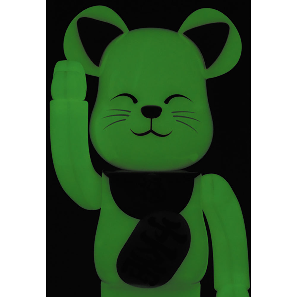 BE@RBRICK 招き猫 蓄光 400％_2