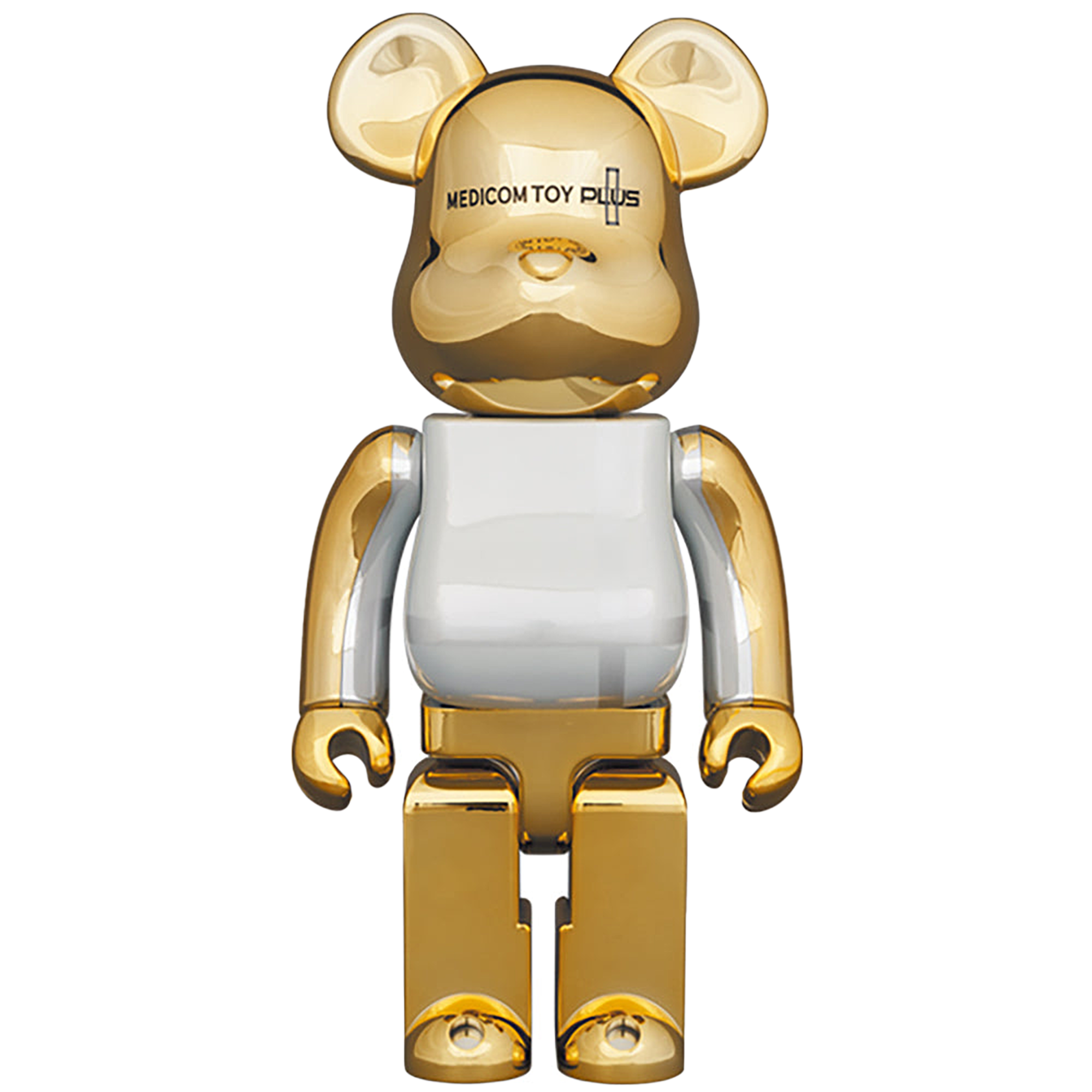 BE@RBRICK MEDICOM TOY PLUS GOLD CHROME Ver. 100％ & 400％