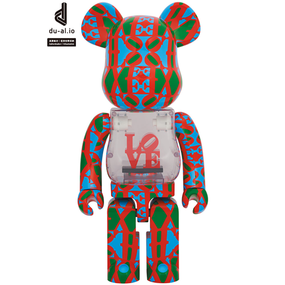 BE@RBRICK Robert Indiana "LOVE" 1000％_0