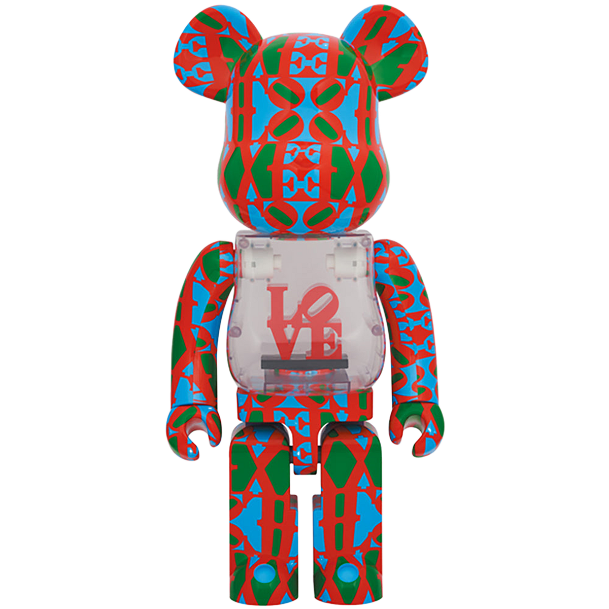 BE@RBRICK Robert Indiana "LOVE" 1000％