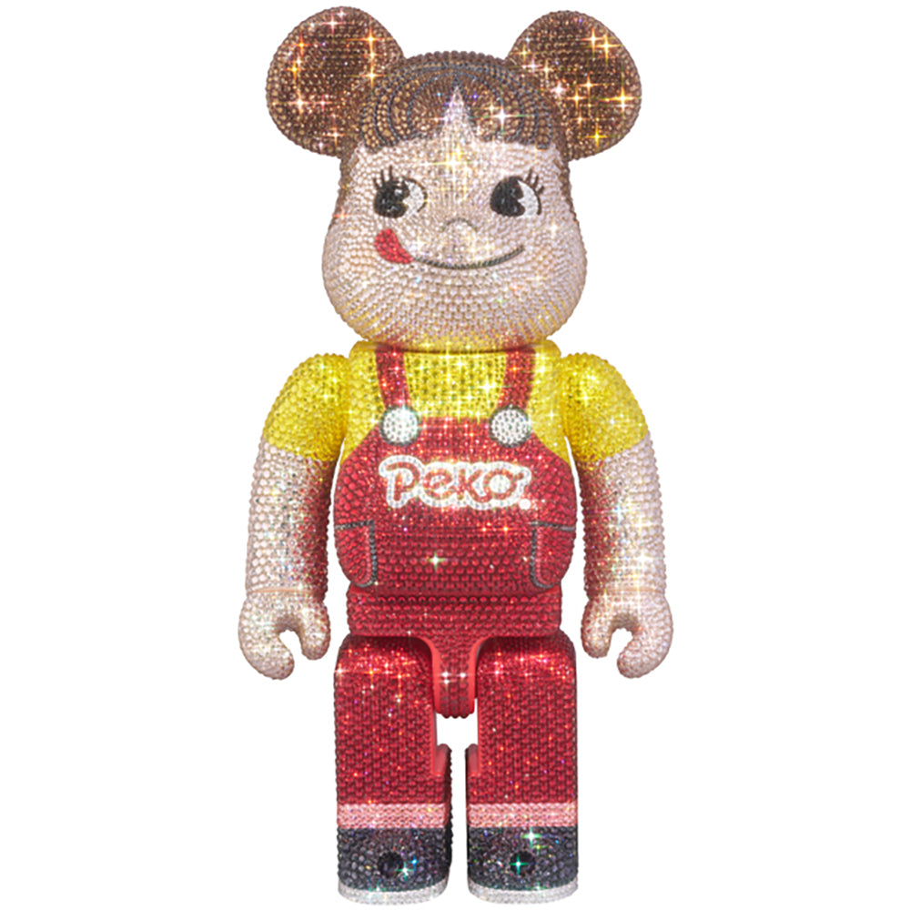 BE@RBRICK CRYSTAL DECORATE ペコちゃん 400％_0