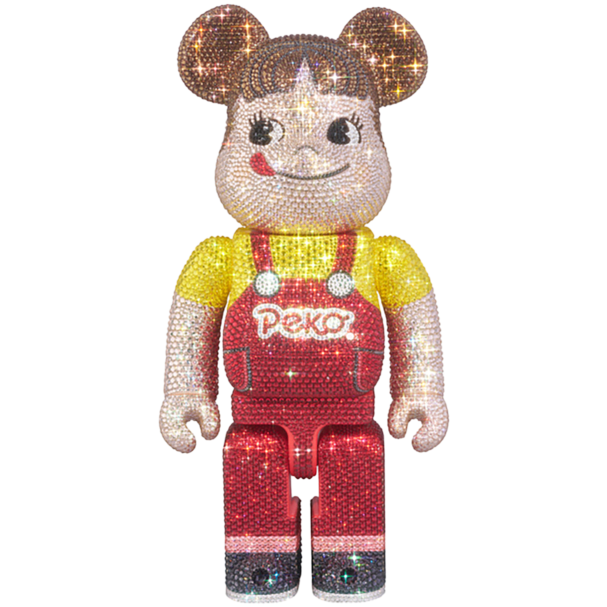 BE@RBRICK CRYSTAL DECORATE ペコちゃん 400％