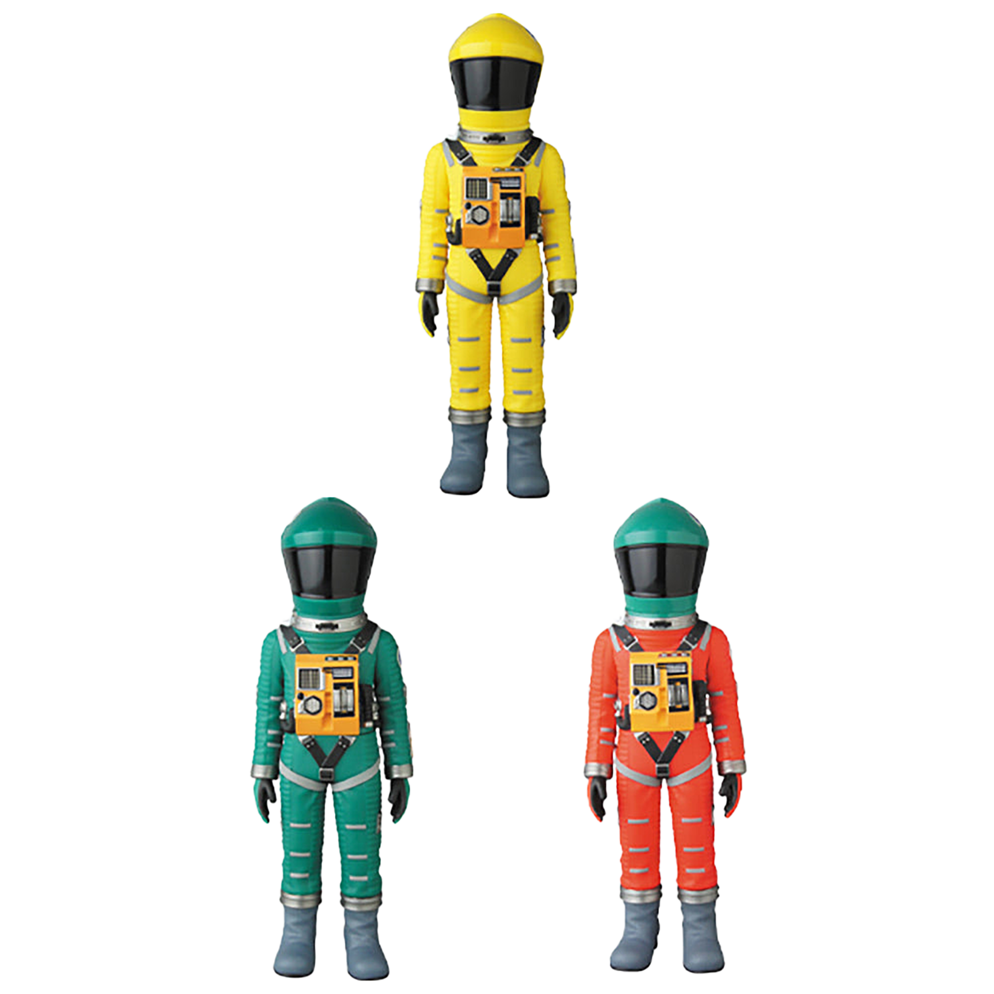 VCD SPACE SUIT YELLOW Ver./GREEN Ver./ GREEN HELMET & ORANGE SUIT Ver.