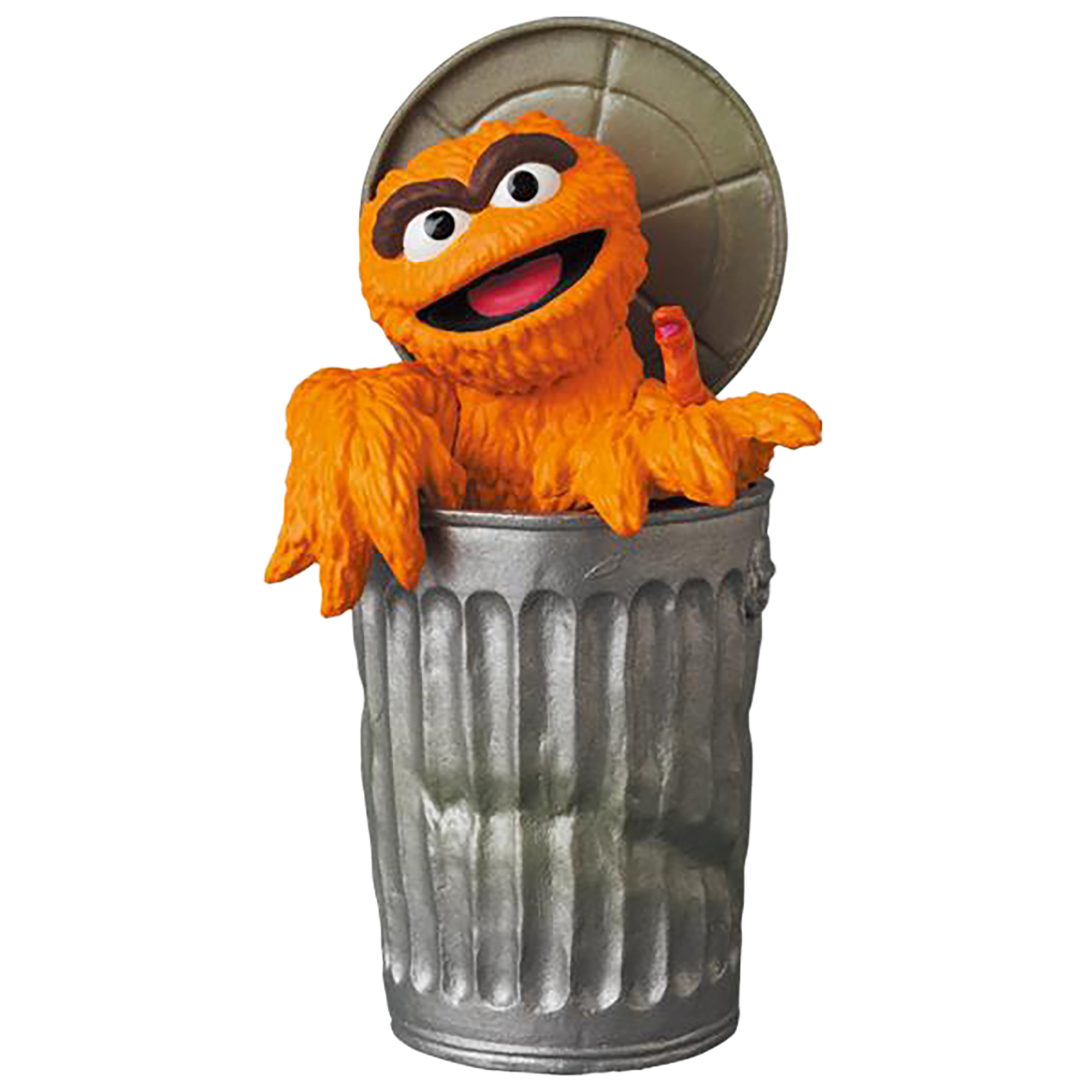 UDF 芝麻街系列 2 OSCAR THE GROUCH (原创橙色毛皮版)