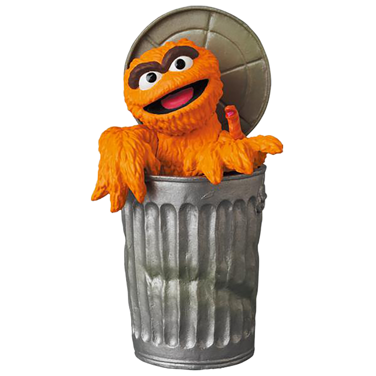 UDF 芝麻街系列 2 OSCAR THE GROUCH (原创橙色毛皮版)