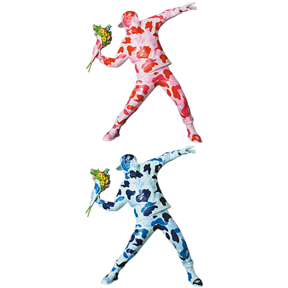 BRANDALISM × BAPE(R) FLOWER BOMBER PINK／BLUE_0