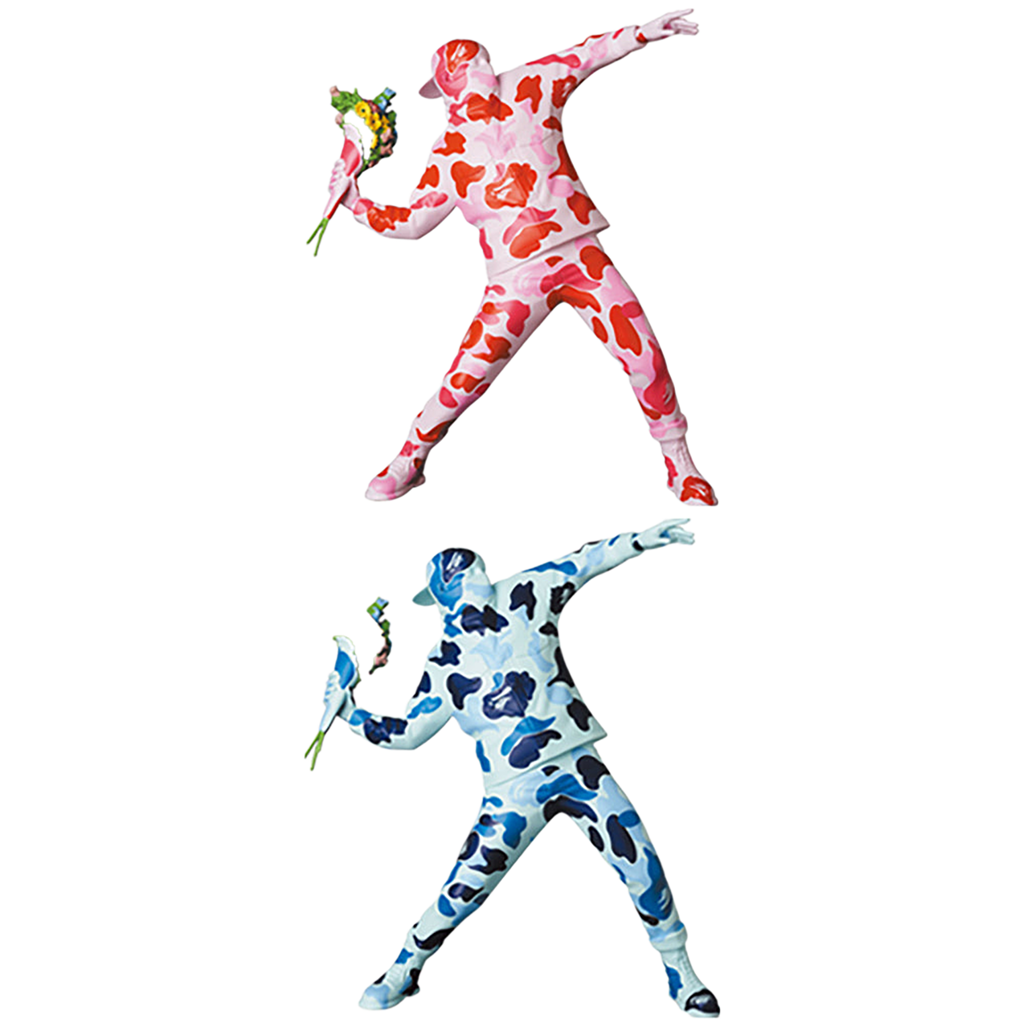 BRANDALISM × BAPE(R) FLOWER BOMBER PINK／BLUE