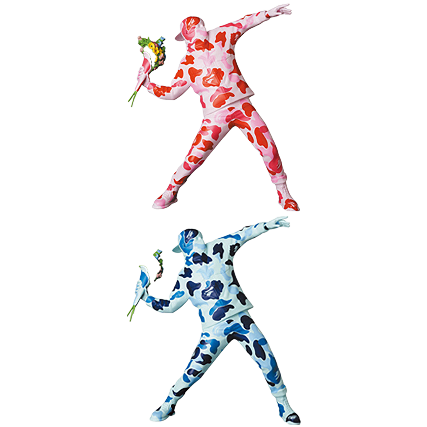 BRANDALISM × BAPE(R) FLOWER BOMBER PINK／BLUE
