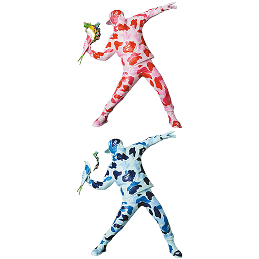 BRANDALISM × BAPE(R) FLOWER BOMBER PINK／BLUE
