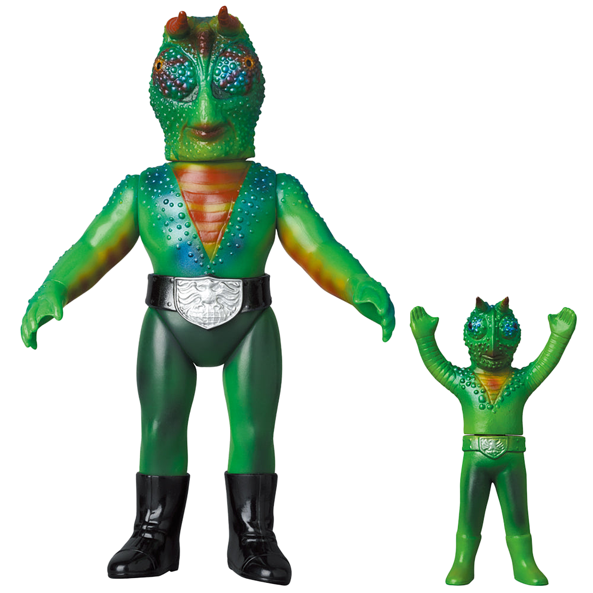 Chameleon Otoko(New color/G.I.D)＋Mini Sofubi (from Kamen Rider)《Planned to be shipped in late Apr. 2023》