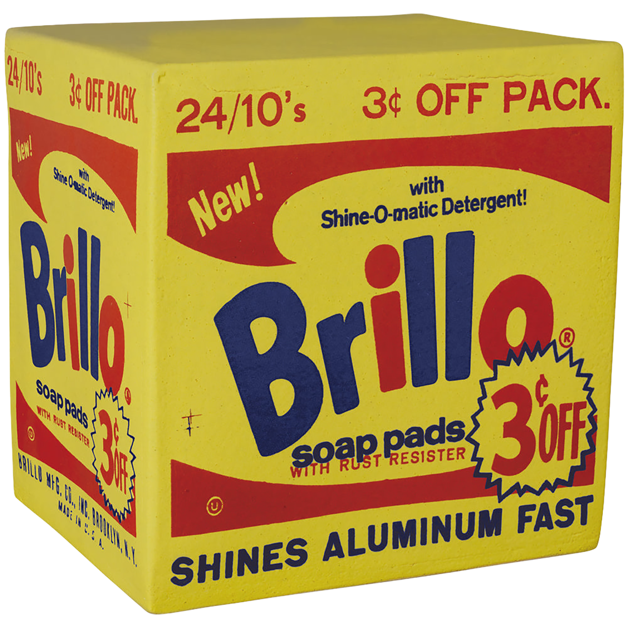 CERAMICK Andy Warhol Brillo box Yellow