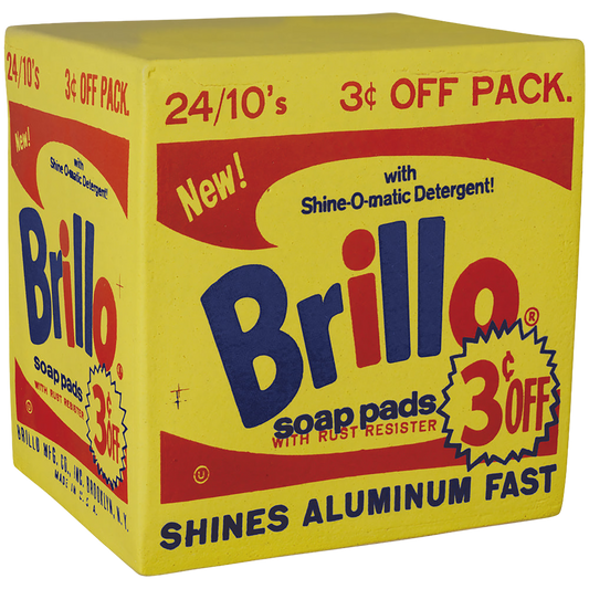 CERAMICK Andy Warhol Brillo box Yellow