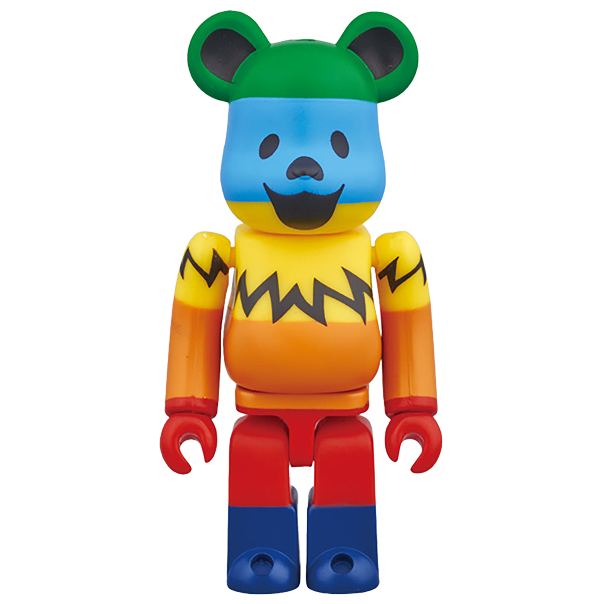 BE@RBRICK GRATEFUL DEAD DANCING BEAR RAINBOW Ver.100％