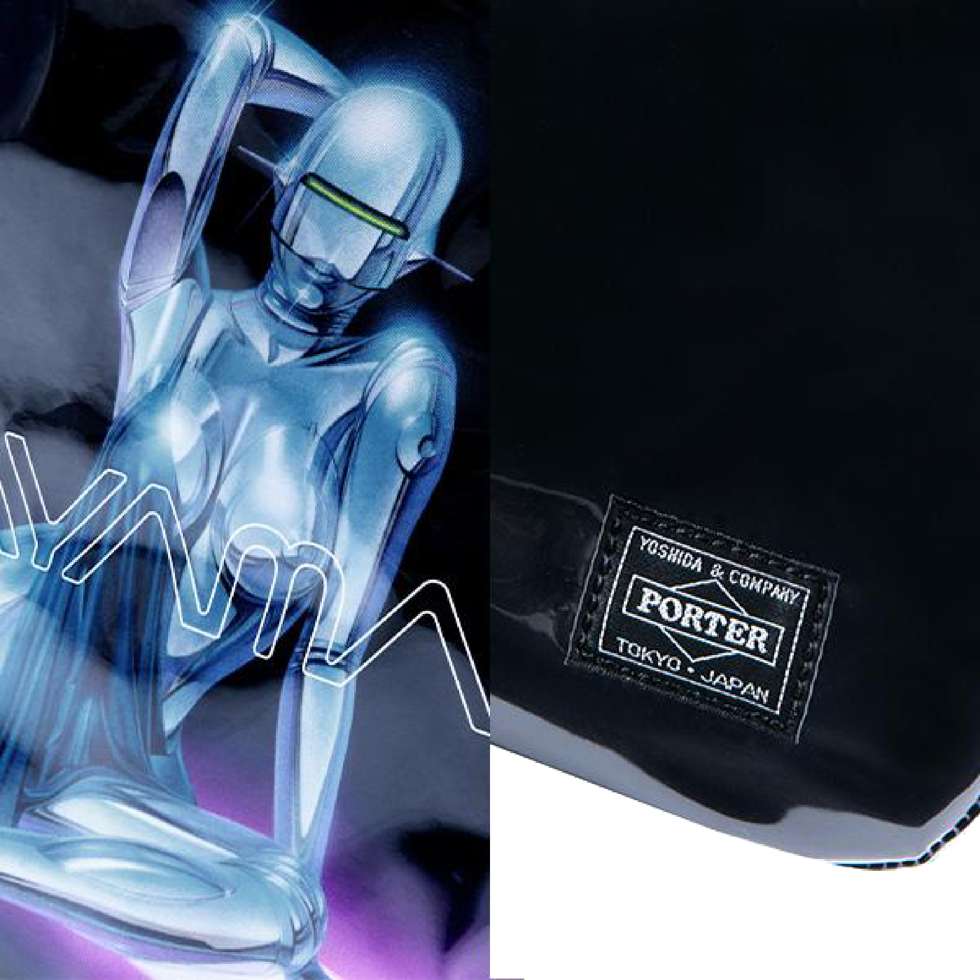HAJIME SORAYAMA VINYL TOTE BAG "SEXY ROBOT 02" made by PORTER