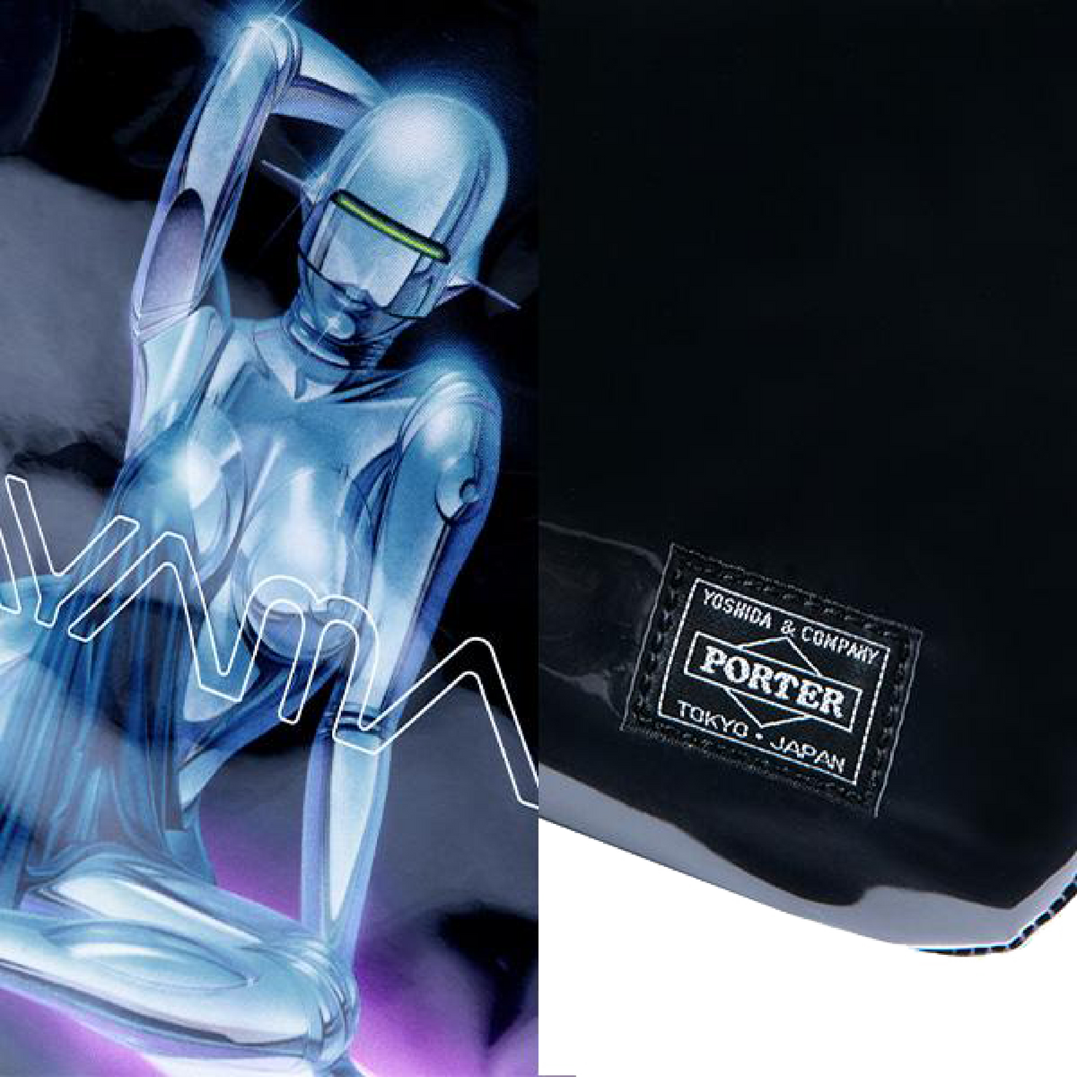 HAJIME SORAYAMA VINYL TOTE BAG "SEXY ROBOT 02" made by PORTER