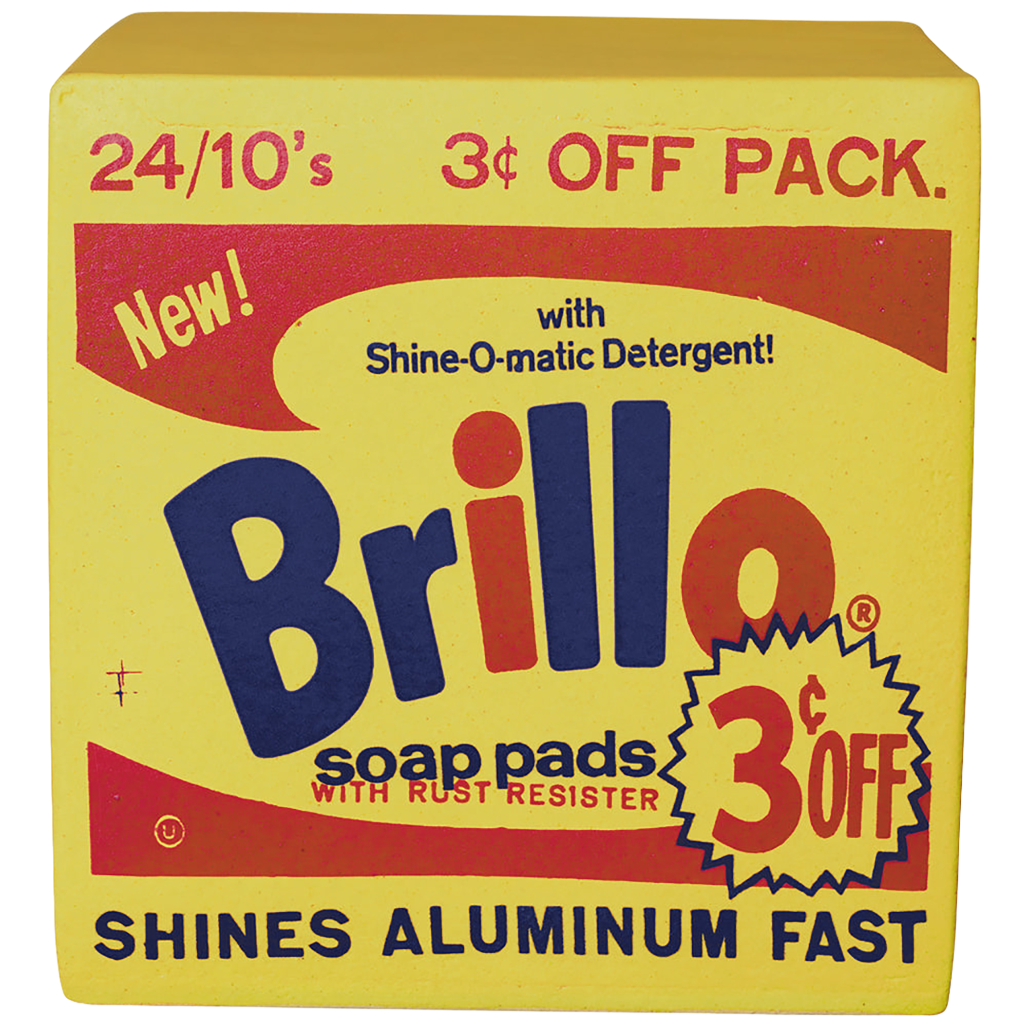 CERAMICK Andy Warhol Brillo box Yellow