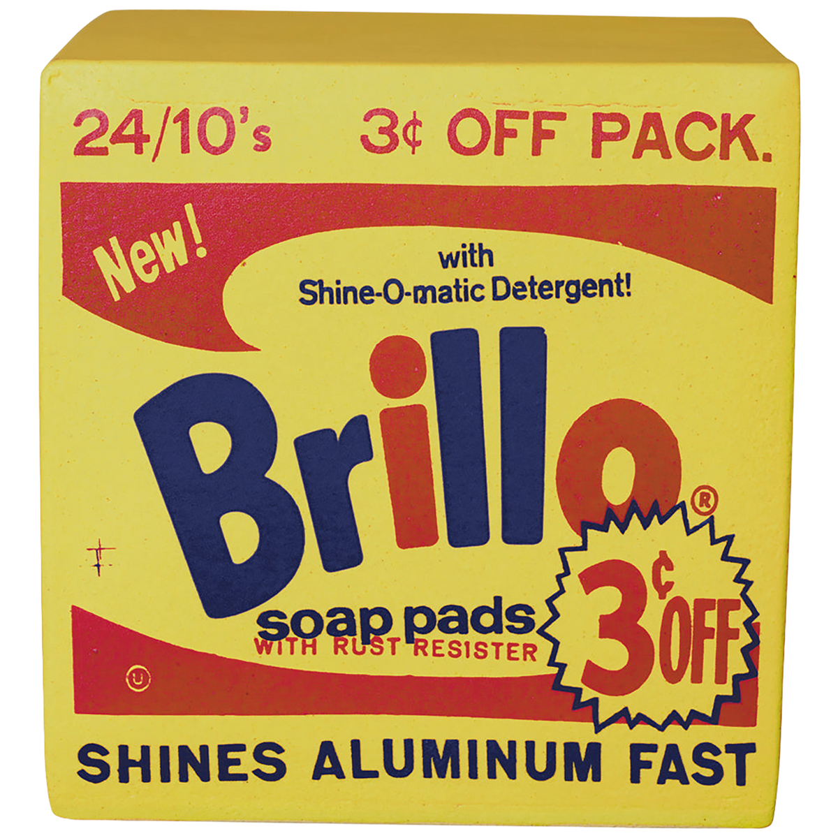 CERAMICK Andy Warhol Brillo box Yellow