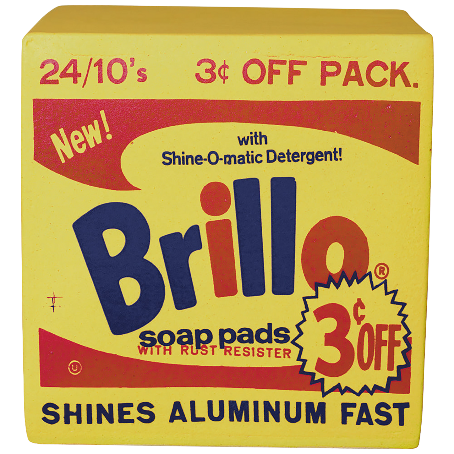 CERAMICK Andy Warhol Brillo box Yellow