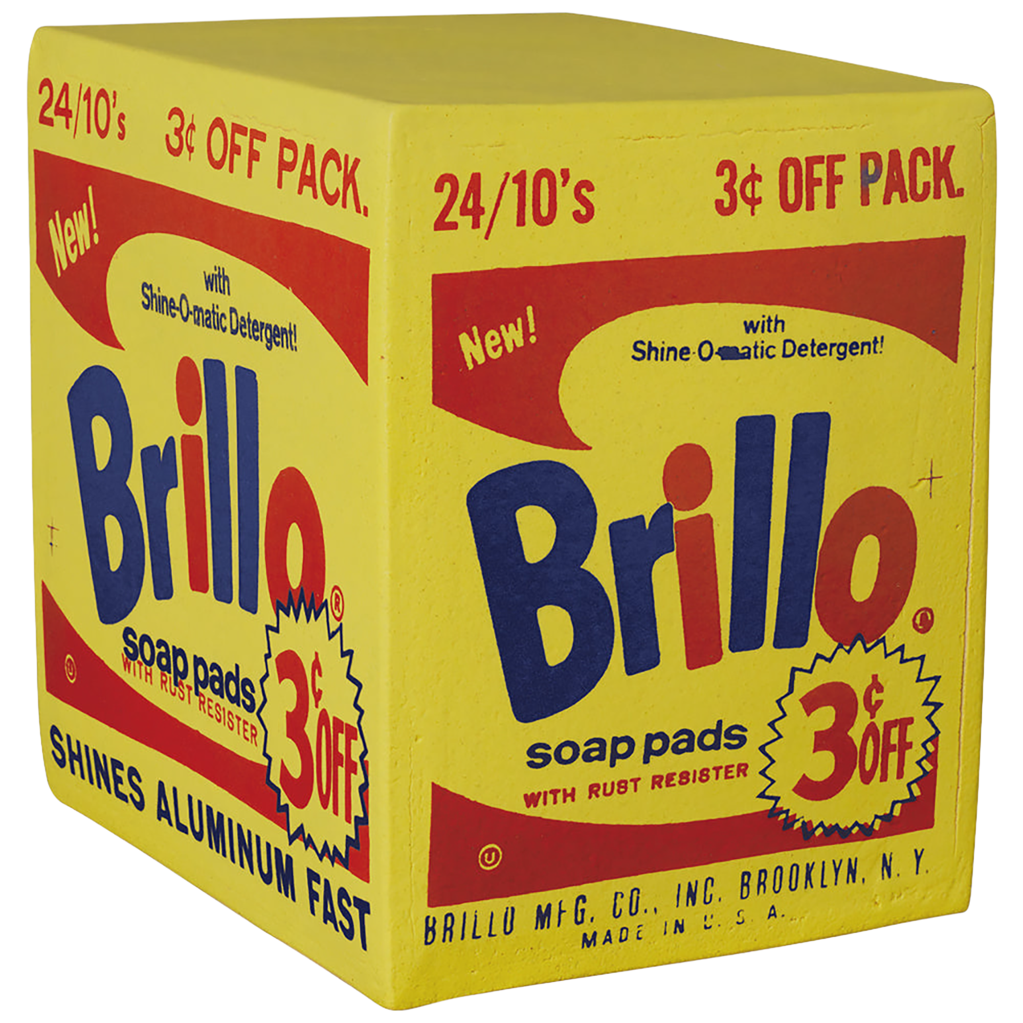 CERAMICK Andy Warhol Brillo box Yellow