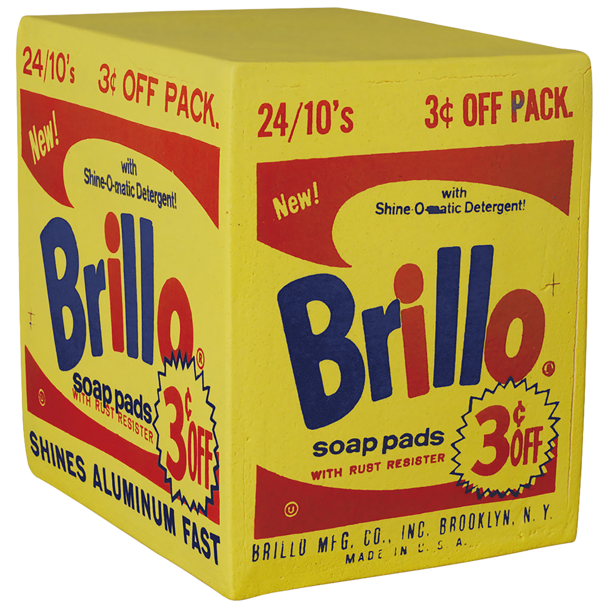 CERAMICK Andy Warhol Brillo box Yellow