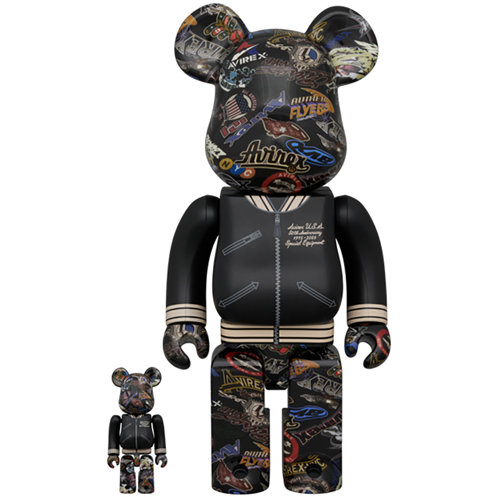 BE@RBRICK AVIREX 50th VARSITY 100％ & 400％_0