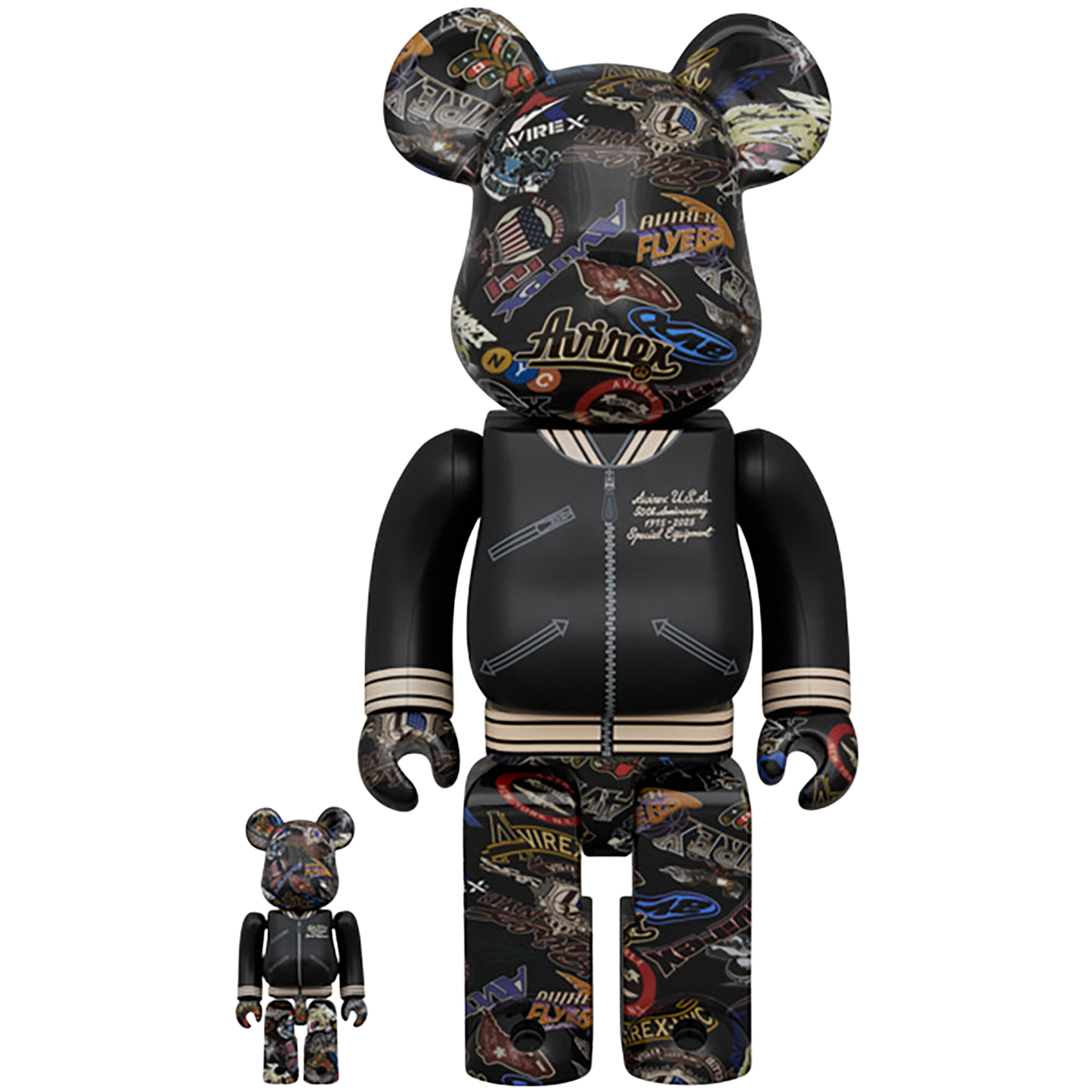 BE@RBRICK AVIREX 50th VARSITY 100％ & 400％