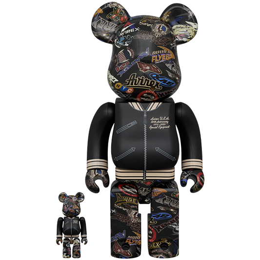 BE@RBRICK AVIREX 50th VARSITY 100％ & 400％
