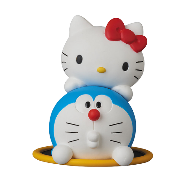 通りぬけフープ ハローキティ ドラえもん フィギュア メディコムトイ　UDF UDF DORAEMON meets HELLO KITTY DORAEMON × HELLO KITTY & 通り抜け