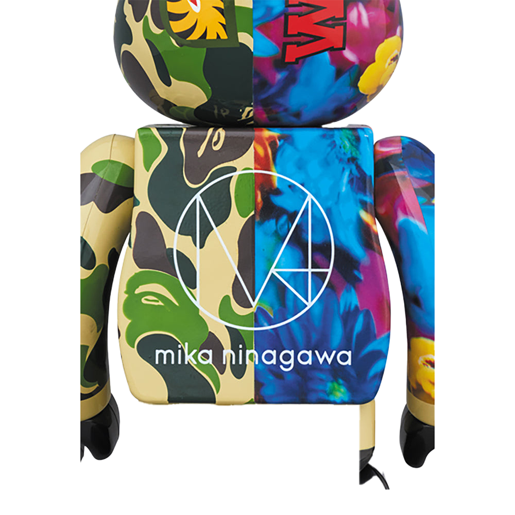 BE@RBRICK BAPE(R) × M / mika ninagawa SHARK 100％ & 400％