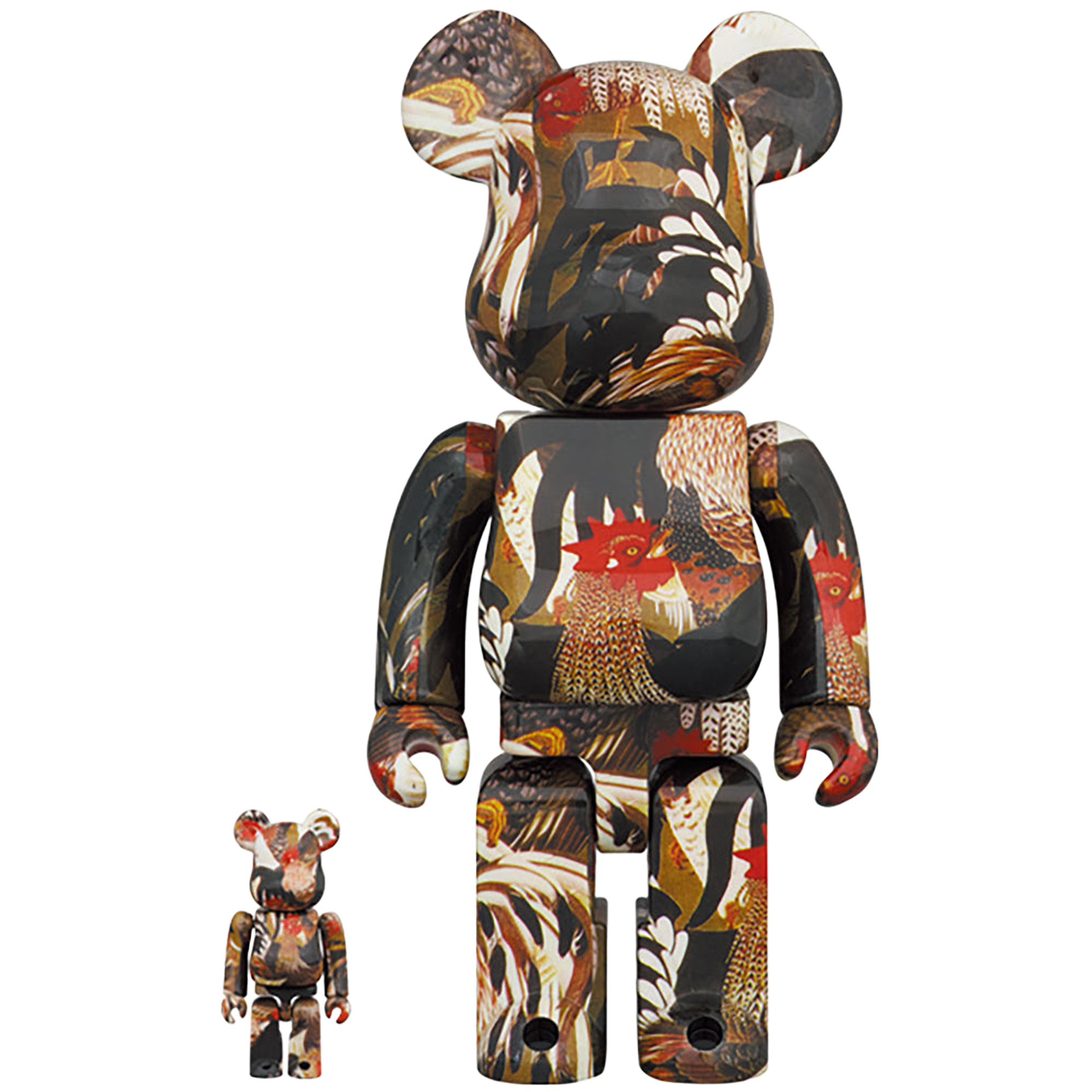 BE@RBRICK 伊藤若冲「群鶏図」100％ & 400％