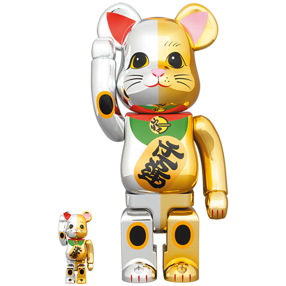 BE@RBRICK 招き猫 開運 銀×千万両 金 100％ & 400％
_0