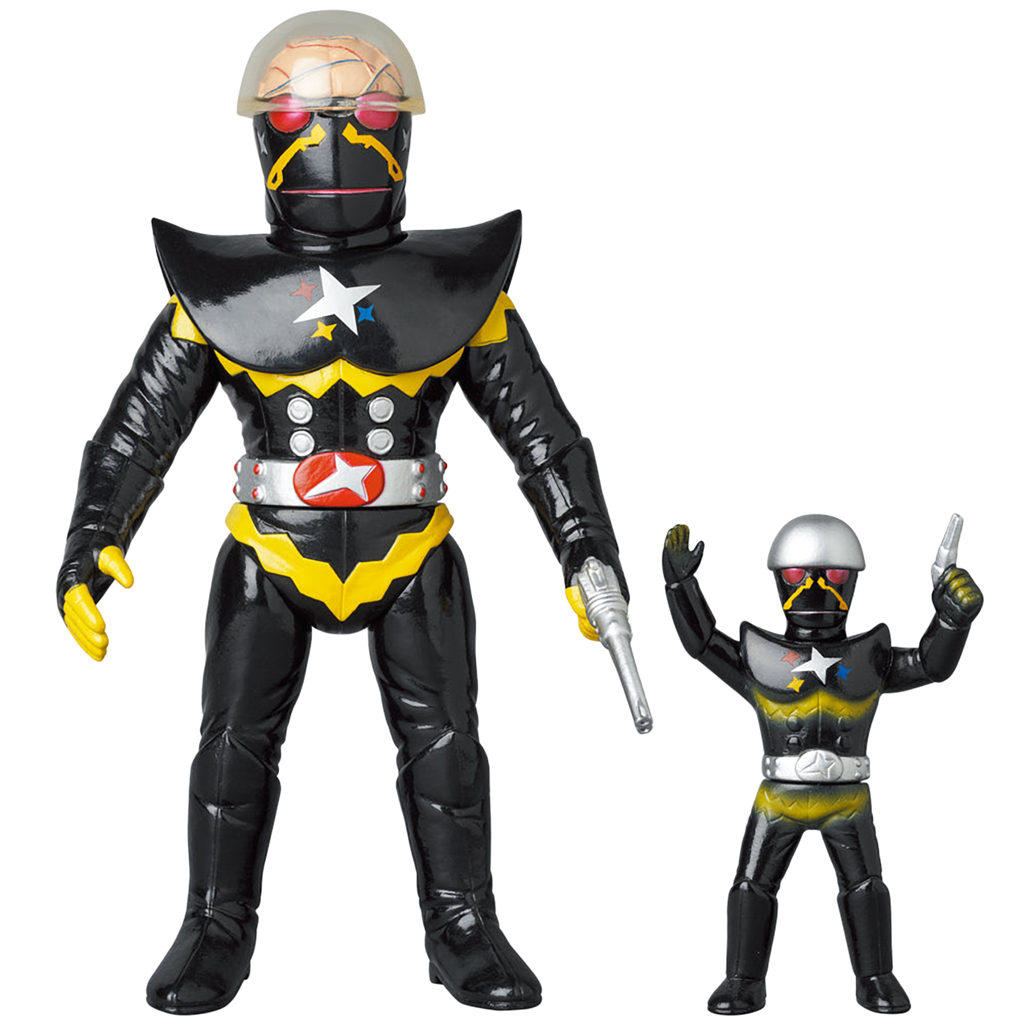Gill Hakaider(Hakaider shot Ver.)＋Mini Sofubi (from Kikaider 01)《Planned to be shipped in late Apr. 2023》