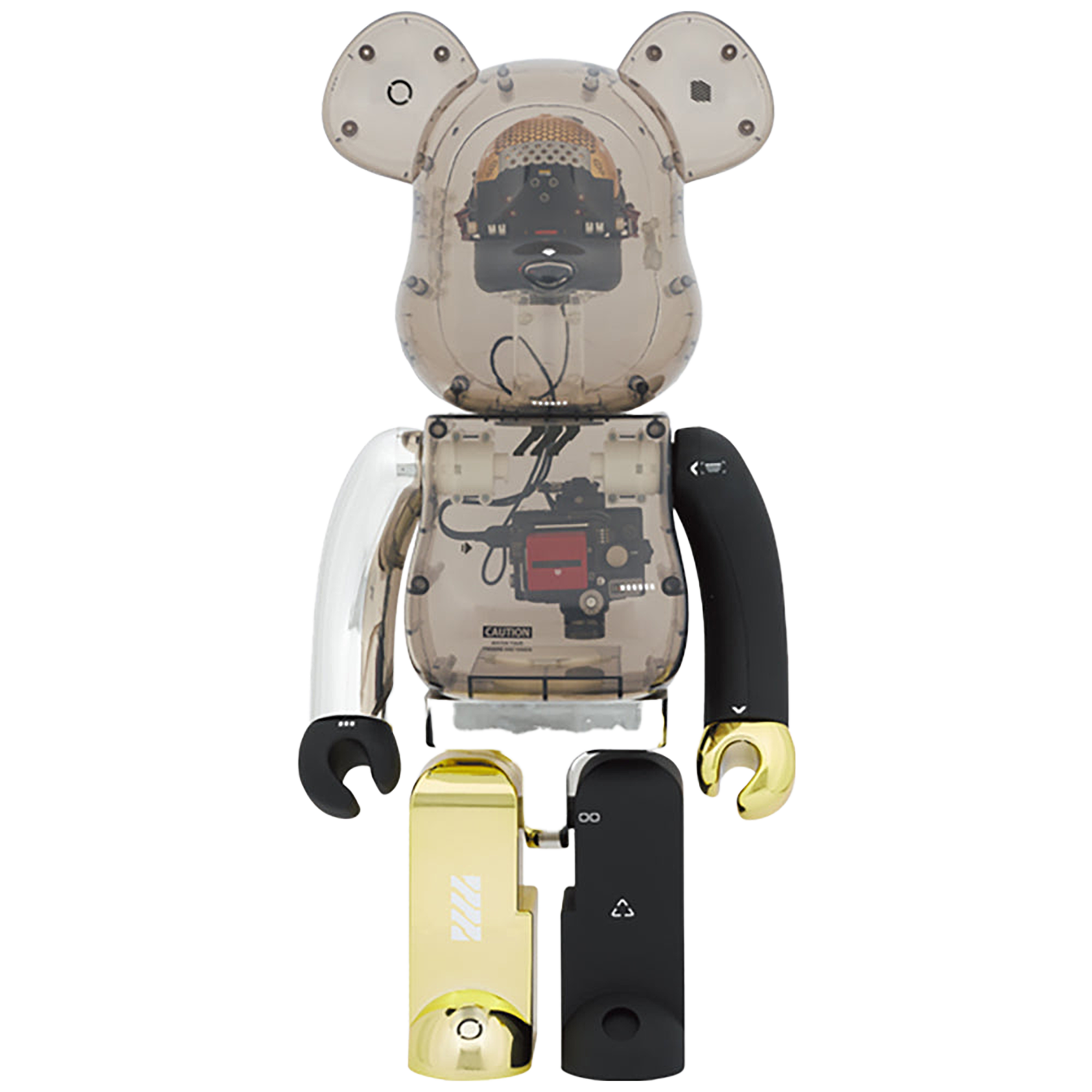 BE@RBRICK Memento Mori クリアスモーク Ver. 1000％