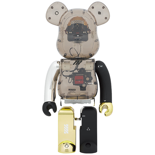 BE@RBRICK Memento Mori クリアスモーク Ver. 1000％