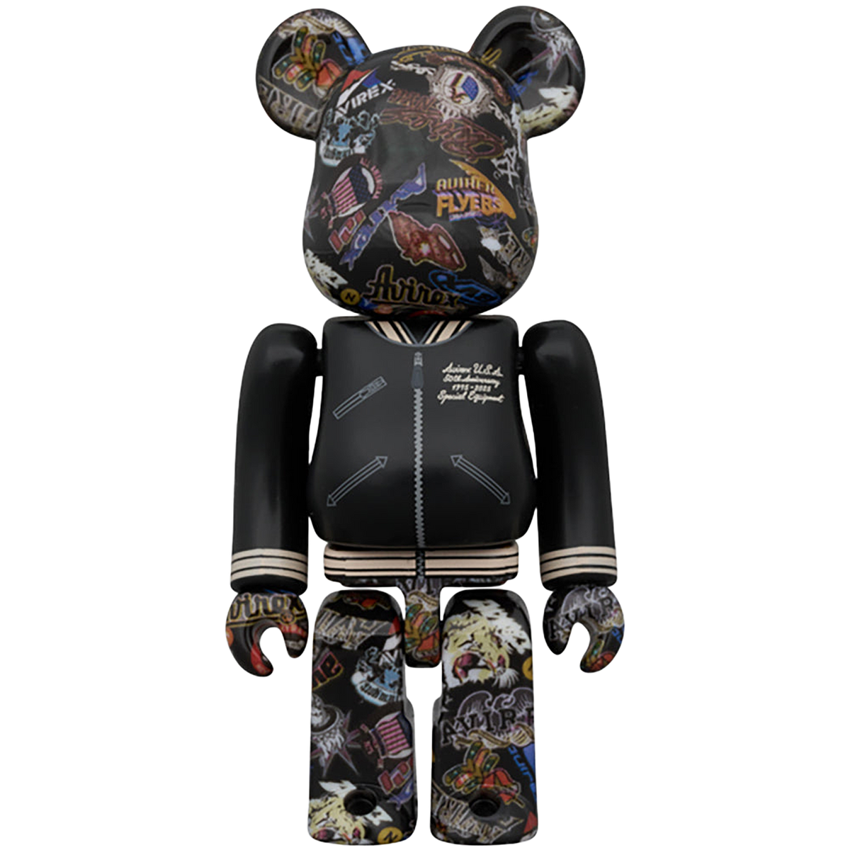 BE@RBRICK AVIREX 50th VARSITY 100％ & 400％